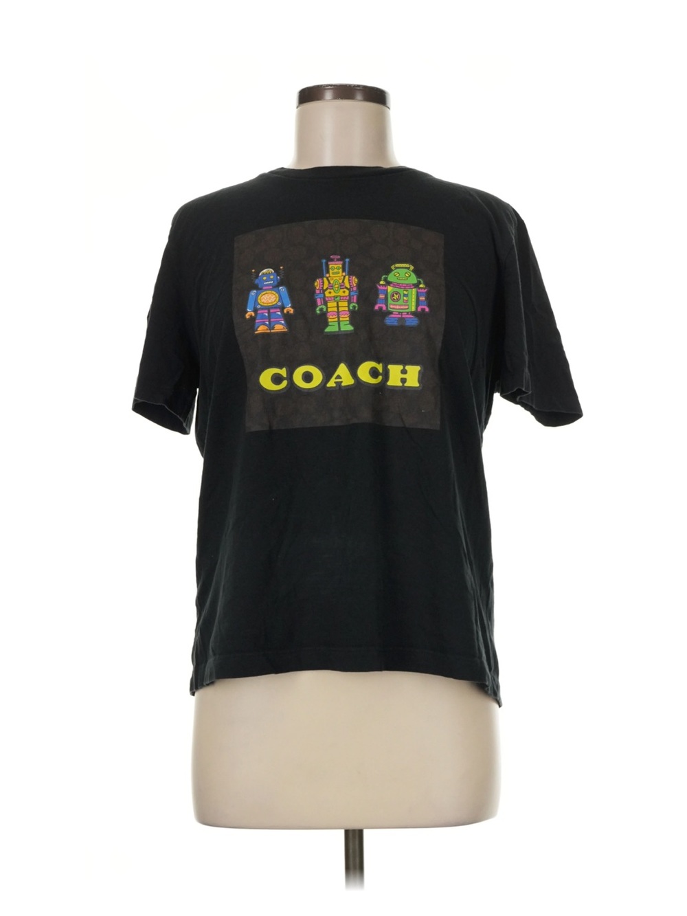 Coach cosmic robots shirt size medium